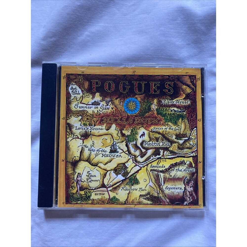Hell's Ditch by The Pogues (CD, 1990, Island Records Label)